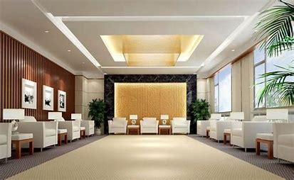 Luxury residential dining area with wooden ceiling and cove lighting